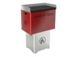 Linea VZ QBY – Tragbarer Pelletgrill mit Pyrolyse-Technologie – rot – Bild 2