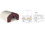 Linea VZ Sorrento – Einbau-Holzbackofen mit Backfläche 72×105 cm – Kapazität 5 Pizzas – Bild 2