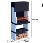 Linea VZ Stoccolma – Grillkamin für Holz/Holzkohle