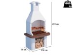 Linea VZ Tremiti – Grillkamin für Holz/Holzkohle