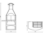 Linea VZ Treviso – Grillkamin für Holzkohle – Bild 4