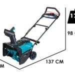 Makita SN001GZ – Akku-Schneefräse – 40V – OHNE AKKU und LADEGERÄT