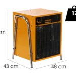 Master B 15IT – Elektrisches Heißluftgebläse mit Ventilator – 15 kW