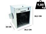 Master TR 9D – Elektro-Heizlüfter mit Ventilator – 9 kW – OHNE FERNBEDIENUNG