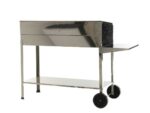 Mille Achille Big – Handgefertigter Holzkohlegrill aus Edelstahl – 2x 47,5x37cm – Bild 2