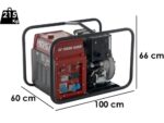 MOSA GE 10000 HZDM – Diesel-Stromerzeuger 9 kW – Dauerleistung 8.1 kW – 230V – Hatz Motor 1D90