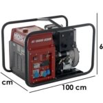 MOSA GE 10000 HZDM – Diesel-Stromerzeuger 9 kW – Dauerleistung 8.1 kW – 230V – Hatz Motor 1D90