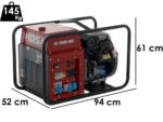 MOSA GE 11000 HBS – Benzin-Stromerzeuger 9.9 kW – Dauerleistung 9 kW – 230V – Honda Motor GX630