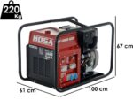 MOSA GE 12000 HZDT – Diesel-Stromerzeuger 9.6 kW – Dauerleistung 8.8 kW – 400V – Hatz Motor 1D90