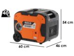 Mosa GE 3600 BMI – Inverter-Stromerzeuger mit Trolley 4 kW – Dauerleistung 3.6 kW – 230V