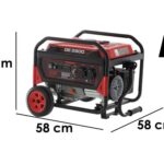 Mosa GE 3900 – Benzin-Stromerzeuger auf Rädern 3.3 kW – Dauerleistung 3 kW – 230V