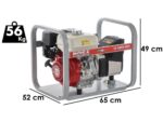 MOSA GE 5000 HBM – Benzin-Stromerzeuger 4.5 kW – Dauerleistung 3.6 kW – 230V