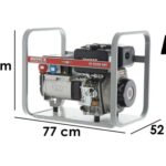 MOSA GE 6500 YDT – Diesel-Stromerzeuger 5.2 kW – Dauerleistung 4.6 kW – 400V – Motor Yanmar L 100 N