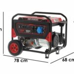 Mosa GE 6900 – Benzin-Stromerzeuger auf Rädern 6.5 kW – Dauerleistung 6 kW – 230V
