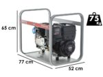 MOSA GE 7000 BBM – Benzin Stromerzeuger – 6 kW – Dauerleistung 5 kW – 230V – Motor B&S XR2100