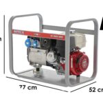 MOSA GE 7000 HBM – Stromerzeuger 6 KW einphasig – Dauerleistung 5 kW – 230V – Honda Motor GX390