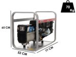 MOSA GE 7000 KBM – Benzin Stromerzeuger 6 kW – Dauerleistung 5 kW – 230V – Motor Kohler CP CH440