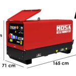 MOSA GE SX 18000 KDT – Diesel-Stromerzeuger, leise, 14.4 kW Dauerleistung 13,2 kW 400V + ATS – Kohler Motor KDW1003