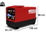 MOSA GE SX-9000 KDM – Diesel-Stromerzeuger leise 8.3 kW – Dauerleistung 7.5 kW 230V + ATS – Kohler Motor KDW702