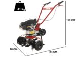 Motorhacke AgriEuro Rotalux 52A H55 mit Motor Honda 163 ccm – 1 Vorwärtsgang