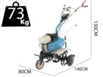 Motorhacke AGT 6500 mit Honda Motor GP160 von 163ccm – 2 Vorwärtsgänge + 1 Rückwärtsgang