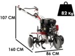 Motorhacke Ama MTZ80 – Fräse 80cm – Riemen- und Kettenantrieb – Motor 208ccm