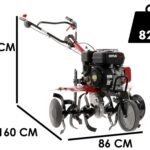 Motorhacke Ama MTZ80 – Fräse 80cm – Riemen- und Kettenantrieb – Motor 208ccm