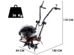 Motorhacke Benassi BL 20 mit 4-Takt Benzinmotor Loncin 140 ccm