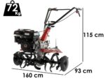 Motorhacke Benassi BL106C – Benzinmotor Hwasdan H170F – Fräse 90 cm