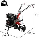 Motorhacke Benassi BL106KD mit Dieselmotor KPC KD178FE – Fräse 90 cm