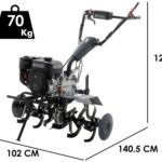Motorhacke Blackstone MHG 2000 mit Benzinmotor von 212 ccm