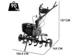 Motorhacke Blackstone MHG 2400 mit Benzinmotor von 212 ccm