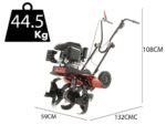 Motorhacke Blue Bird MZ 32640 mit Benzinmotor Loncin mit Hubraum 159ccm – Fräse cm 50