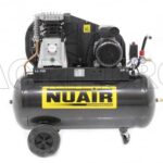 Nuair B3800B/100 CM3 – Einphasen-Elektroluftkompressor mit Riemenantrieb – 3-PS-Motor – 100 Liter