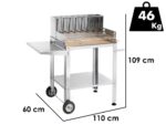 Ompagrill BetSteel 56690/X – Holz- und Kohlegrill