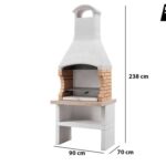 Palazzetti Ariel – Modul-Grillkamin aus Beton – für Holz und Holzkohle