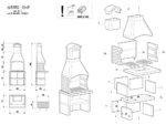 Palazzetti Ariel – Modul-Grillkamin aus Beton – für Holz und Holzkohle – Bild 2