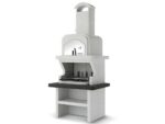 Palazzetti Balos – Kombi-Grillkamin mit Holzbackofen aus Betonstein – Bild 4