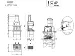 Palazzetti Balos – Kombi-Grillkamin mit Holzbackofen aus Betonstein – Bild 2