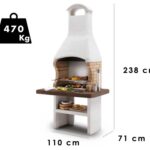 Palazzetti Brest 3 – Grillkamin für Holz und Holzkohle