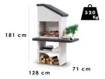 Palazzetti Dubai – Grillkamin – für Holz und Holzkohle