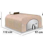 Palazzetti Easy Large – Backofen Pizzaofen – Innenraum: 77×96 cm – 6 Pizzen