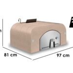Palazzetti Easy Medium – Holzbackofen Pizzaofen – Innenraum: 77×65 cm – 4 Pizzen