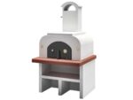 Palazzetti Easy Medium mit Unterbau – Holzbackofen Pizzaofen – Innenraum 77×65 cm – Bild 4