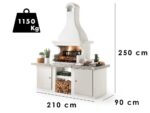 Palazzetti Glasgow 3 – Grillkamin – für Brennholz und Holzkohle