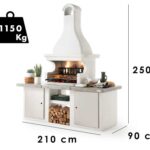Palazzetti Glasgow 3 – Grillkamin – für Brennholz und Holzkohle