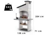 Palazzetti Guanaco 2 – Grillkamin – für Holz und Holzkohle