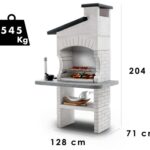 Palazzetti Guanaco 2 – Grillkamin – für Holz und Holzkohle