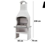 Palazzetti Marbella – Modul-Grillkamin aus Beton – für Holz und Holzkohle