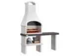 Palazzetti Orlando – Grillkamin aus Beton für Holz und Holzkohle – mit Beistelltisch – Bild 2